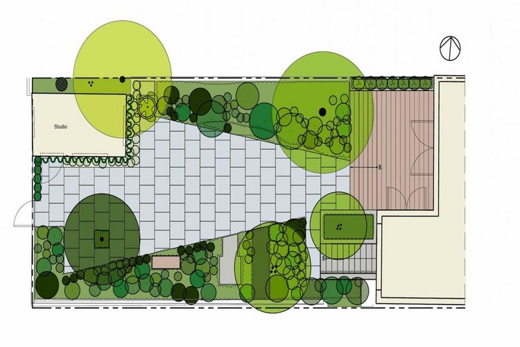 Thiết kế sân vườn nhà phố